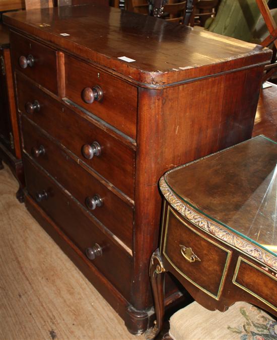 Victorian mahogany chest of drawers